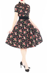 Antique Rose Cheongsam with Pearl Buttons