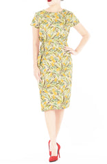 Autumn Hyacinth Elsa Wrap Dress