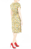 Autumn Hyacinth Elsa Wrap Dress
