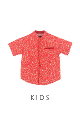 BOYS Fortune Arising Mandarin Shirt