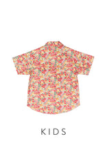 BOYS Fortune Floral Estate Mandarin Shirt