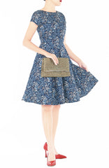 Benevolent Batik Flare Tea Dress