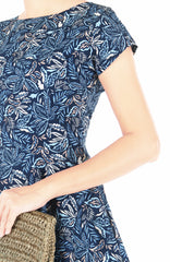 Benevolent Batik Flare Tea Dress