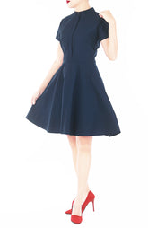 Classic Clara Dress - Midnight Blue