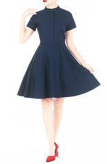 Classic Clara Dress - Midnight Blue