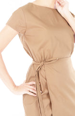 Everlasting Elsa Wrap Dress - Sand