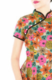 Fortune Favours the Bold Cheongsam with Pearl Buttons