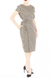 Japanese Shippo Elsa Wrap Dress - Bamboo