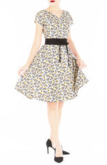 Lively Leaflet Eve Dress