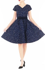 Moonlight Galaxy Eve Dress - Midnight Blue