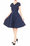 Moonlight Galaxy Eve Dress - Midnight Blue