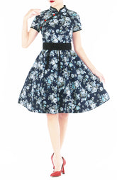 Noble Porcelain Rosette Cheongsam