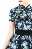 Noble Porcelain Rosette Cheongsam