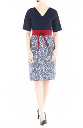 Polished Paisley Diane Dress