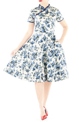 Porcelain Chinoiserie Cheongsam