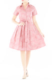 Sakura Serenity Anna Shirtdress - Pink