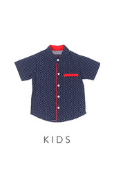 BOYS Shanghai Jazz Night Mandarin Collar Shirt