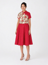 The Kindled Rose Cheongsam - Ruby