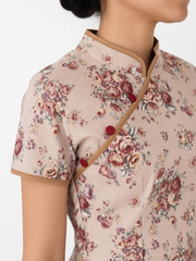 The Vintage Kowloon Rose Cheongsam