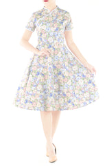 The Winter Celestine Cheongsam with Pearl Buttons