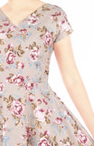Vintage Rose Taupe Eve Dress