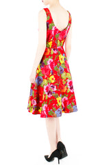 Artful Endeavor Flare Midi Dress