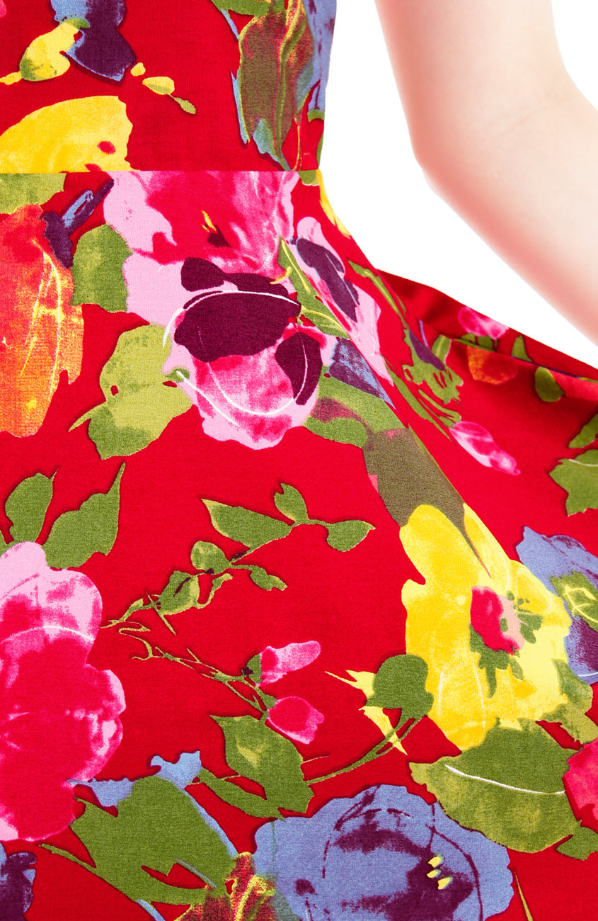 Artful Endeavor Flare Midi Dress