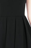 ‘Audrey Hepburn’ PETITE Flare Dress - Noir Black