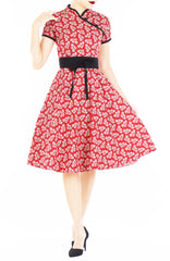 Auspicious Flowers at Dawn Cheongsam