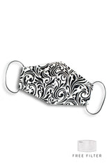 Baroque Queen Pure Cotton Face Mask