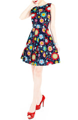 Beautifully Abloom Flare Dress