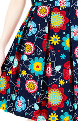 Beautifully Abloom Flare Dress