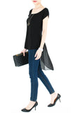 Black Floatee Tee