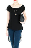 Black Floatee Tee