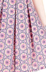 Bohemian Marrakech Getaway Flare Dress - Rose Pink