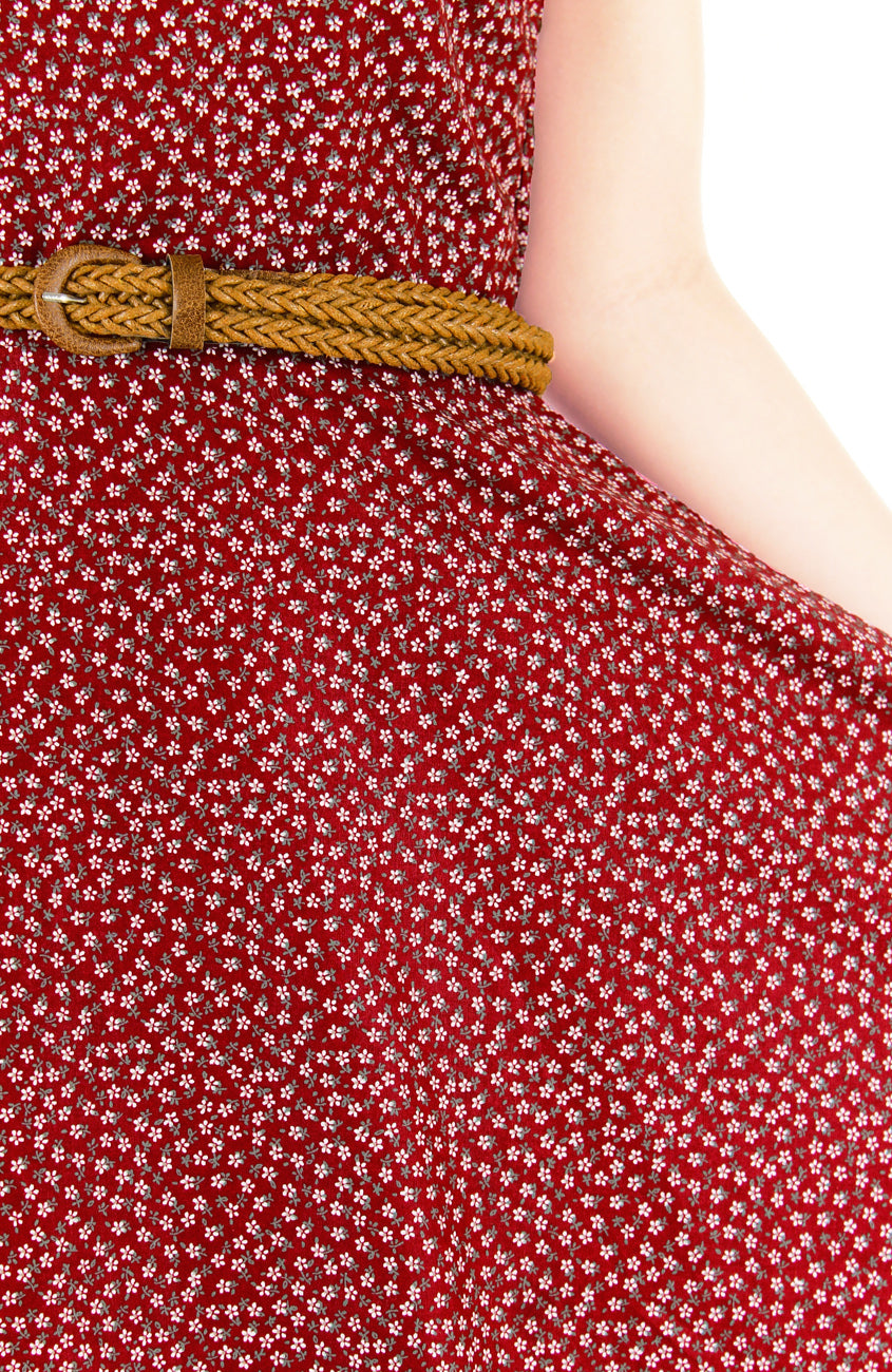 Charming Clematis Flare Tea Dress