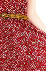 Charming Clematis Flare Tea Dress