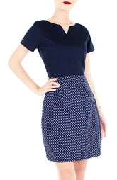 Charming Dots Vera Dress with Short Sleeves