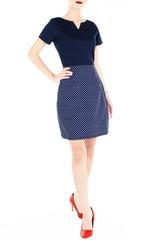 Charming Dots Vera Dress with Short Sleeves