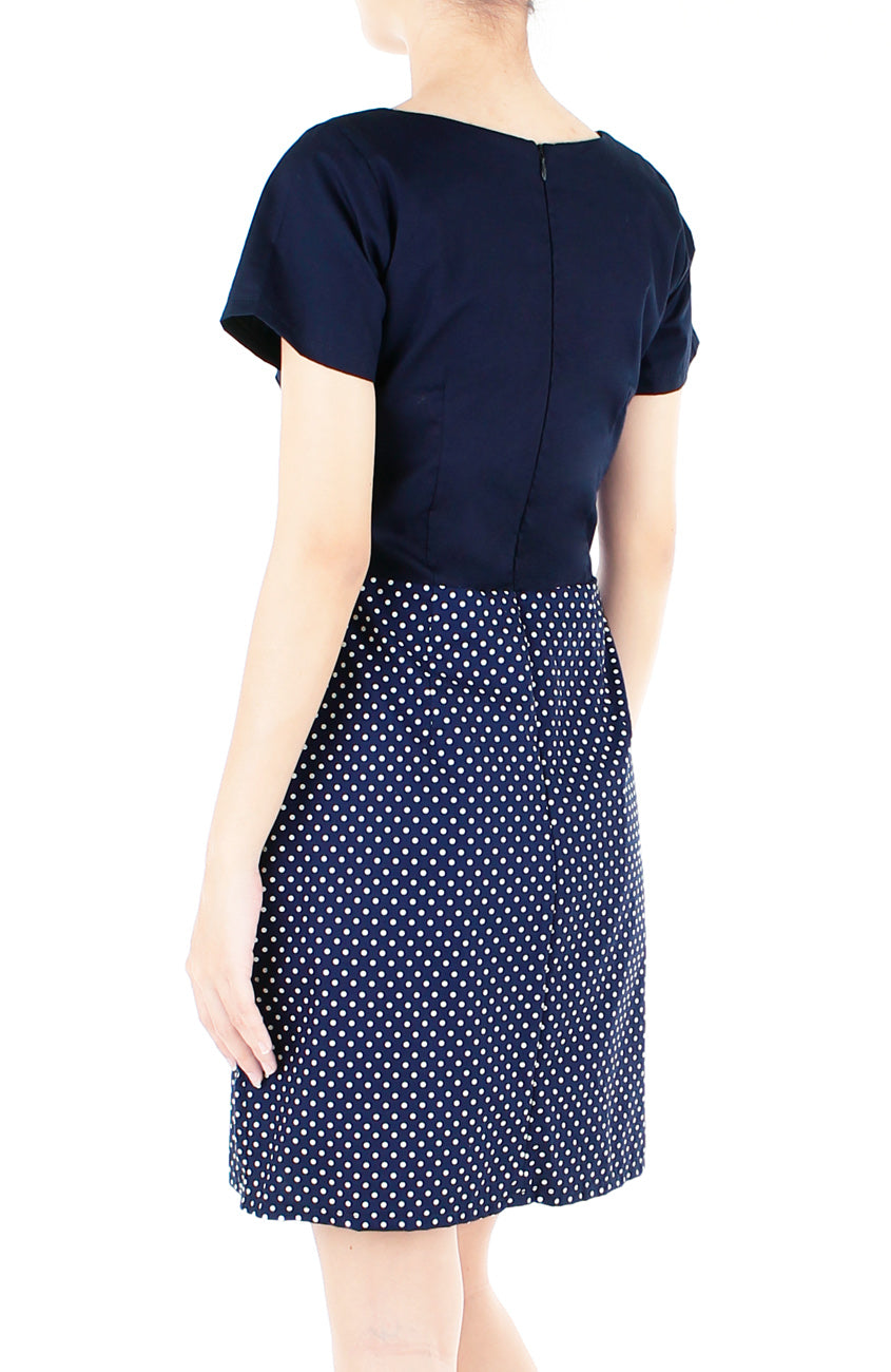 Charming Dots Vera Dress with Short Sleeves