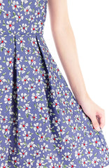 Christmas Winter Posy Flare Dress