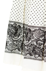 Conservatory Lace Reception Flare Midi Dress