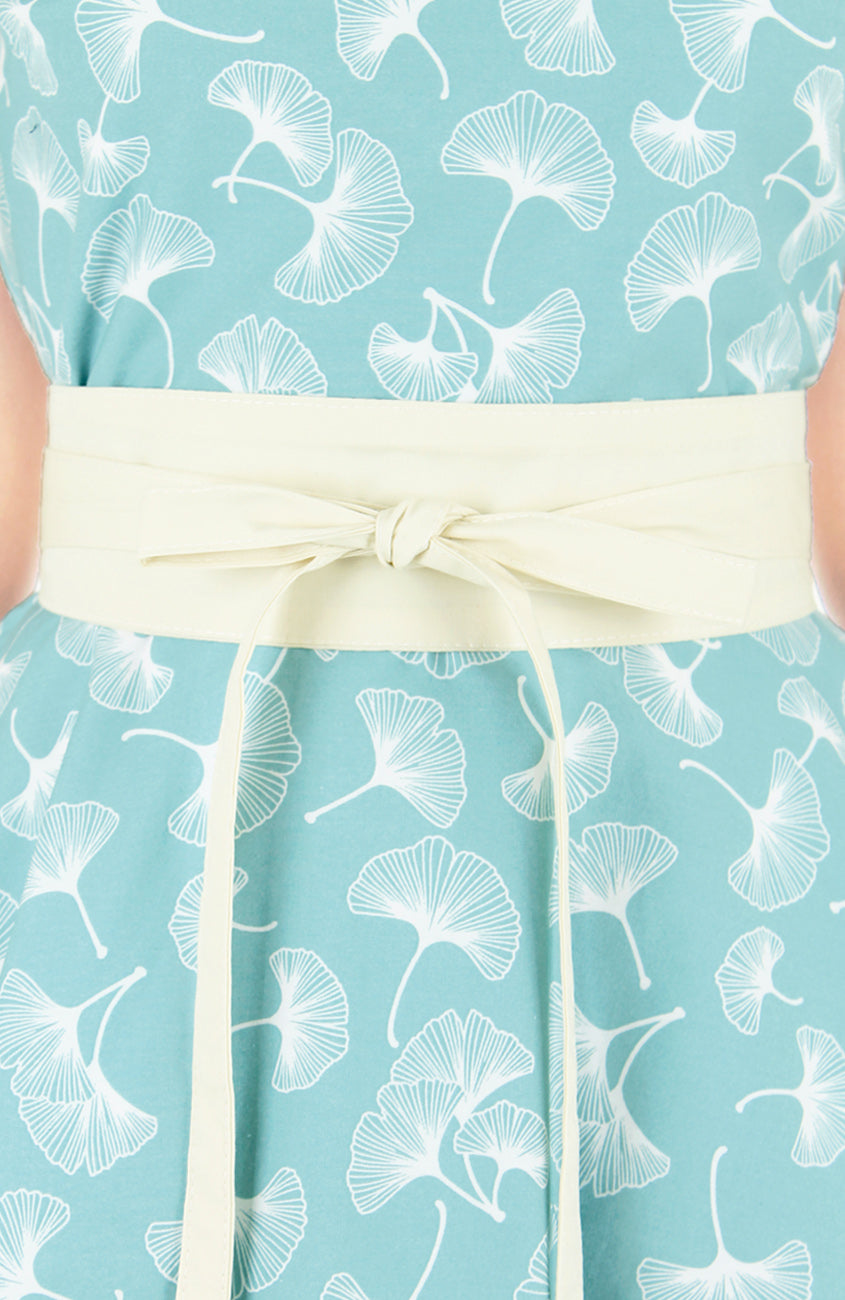 Contemporary Obi Belt - Eggshell