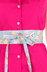 Contemporary Obi Belt - Winter Sakura