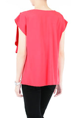 Current Cascade Top - Cerise Pink