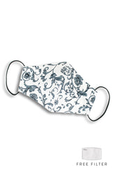 Dame of Renaissance Pure Cotton Face Mask - Earl Grey