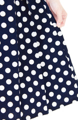 Dance Floor Date Flare Midi Dress in Dots