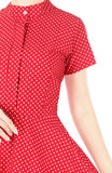 Darling Dots Clara Dress - Berry