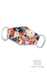 Darling Peonies Pure Cotton Face Mask