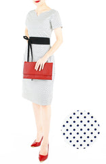 Darling Dots Jeane Dress - White